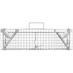 Cage piège - 65 x 17 x 20 cm - taille de la grille : 25 x 25 mm - Lot de 2