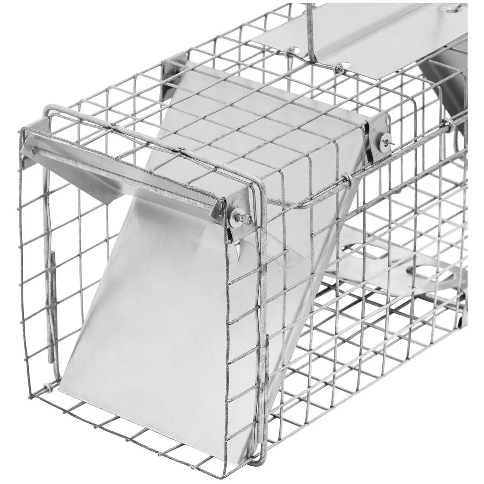 Humane Animal Trap - 50 x 20 x 17 cm - Grid size: 25 x 25 mm - 2 pieces