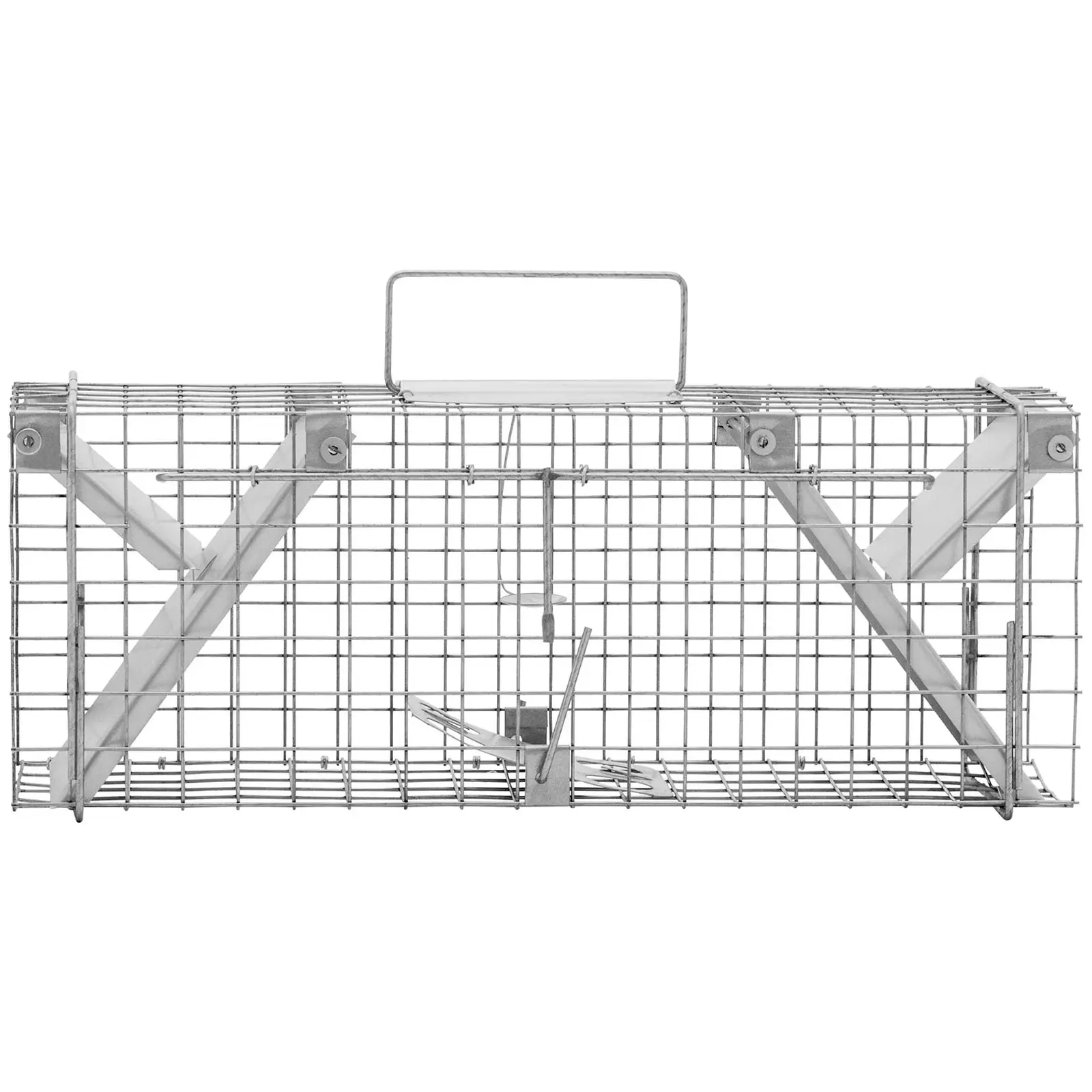 Humane Animal Trap - 50 x 20 x 17 cm - Grid size: 25 x 25 mm - 2 pieces