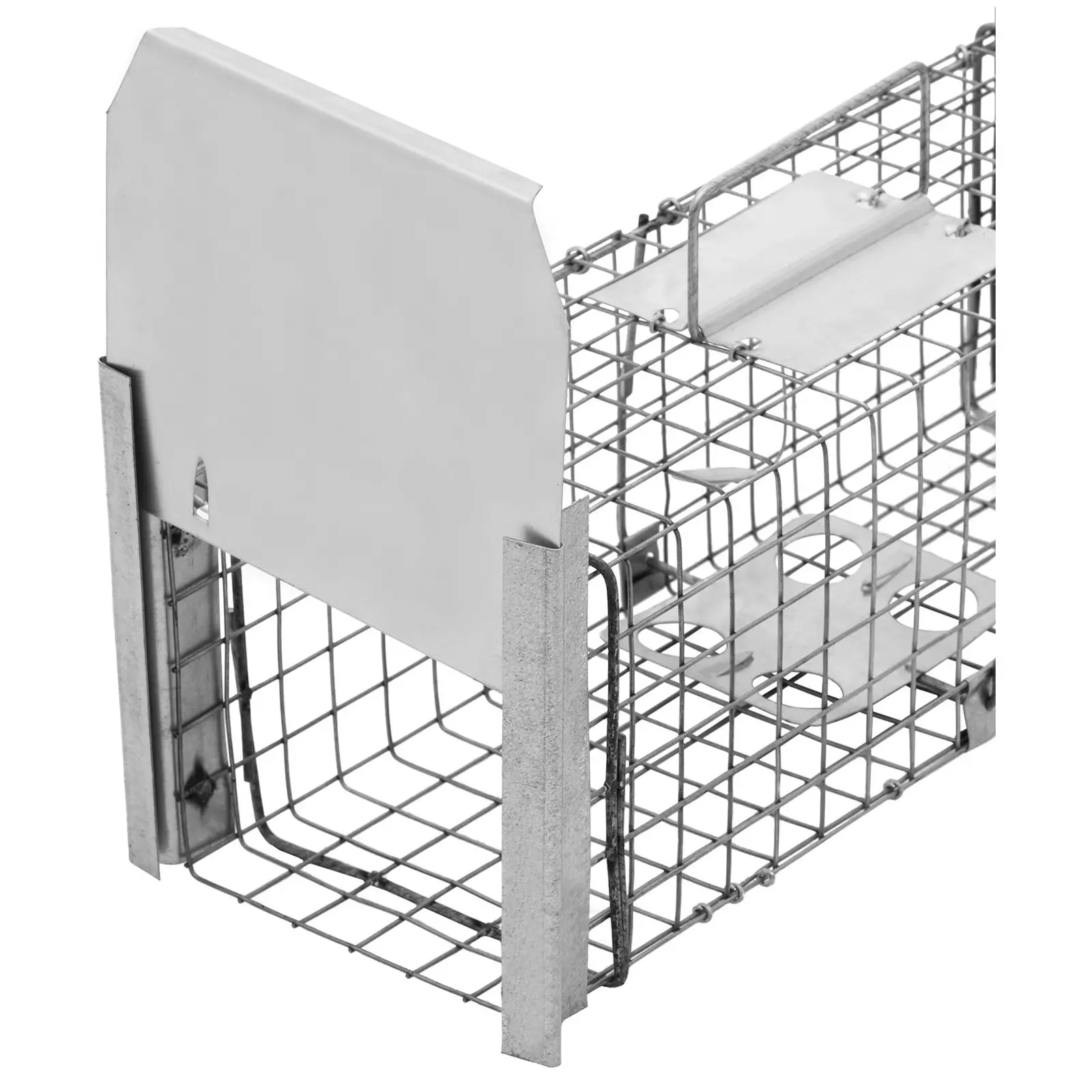 Cage piège - 50 x 19 x 20 cm - maillage : 25 x 25 mm - Lot de 3