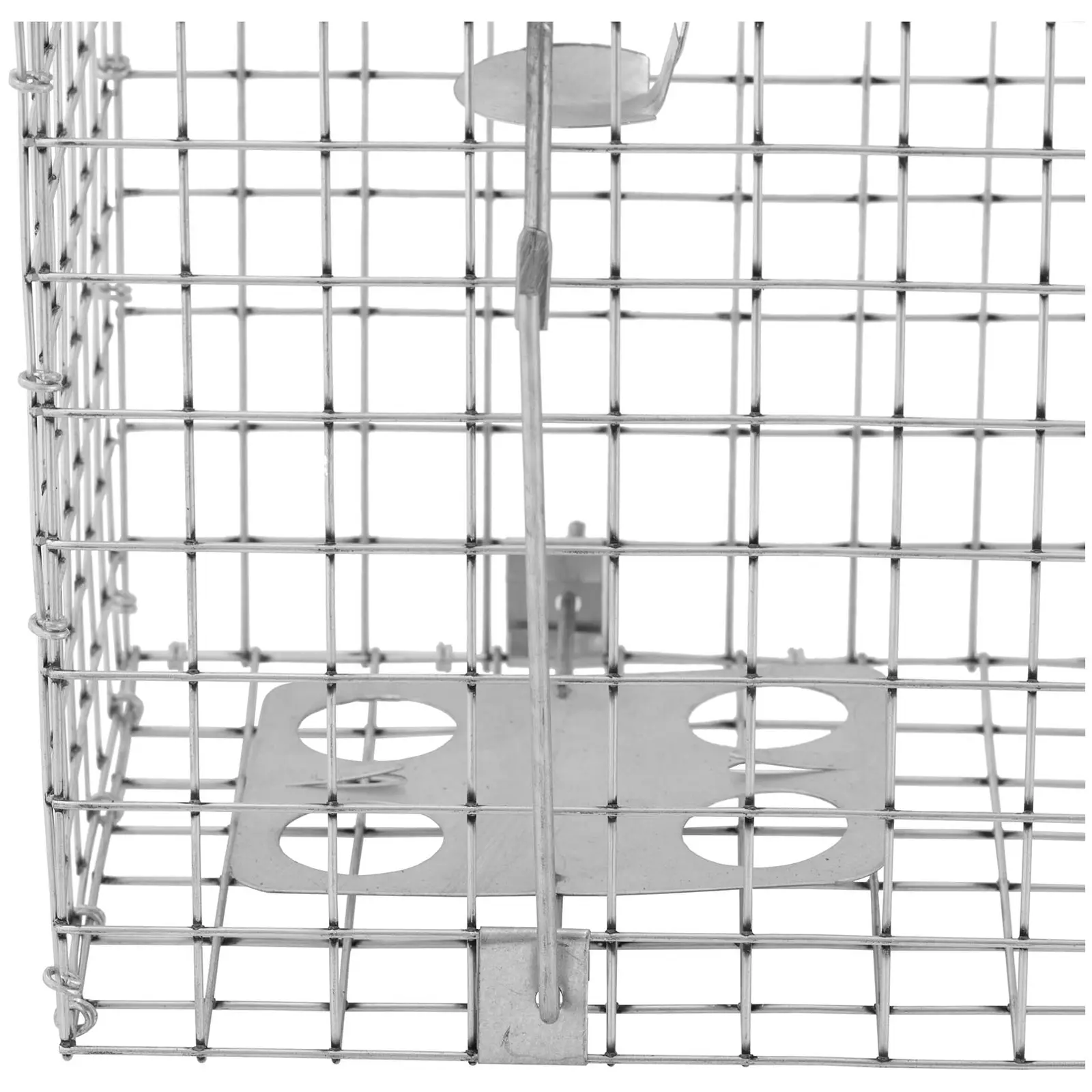 Cage piège - 50 x 20 x 27 cm - maillage : 25 x 25 mm - Lot de 3 (Matériau(x): Acier galvanisé)