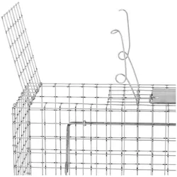 Cage piège - 50 x 20 x 27 cm - maillage : 25 x 25 mm - Lot de 3