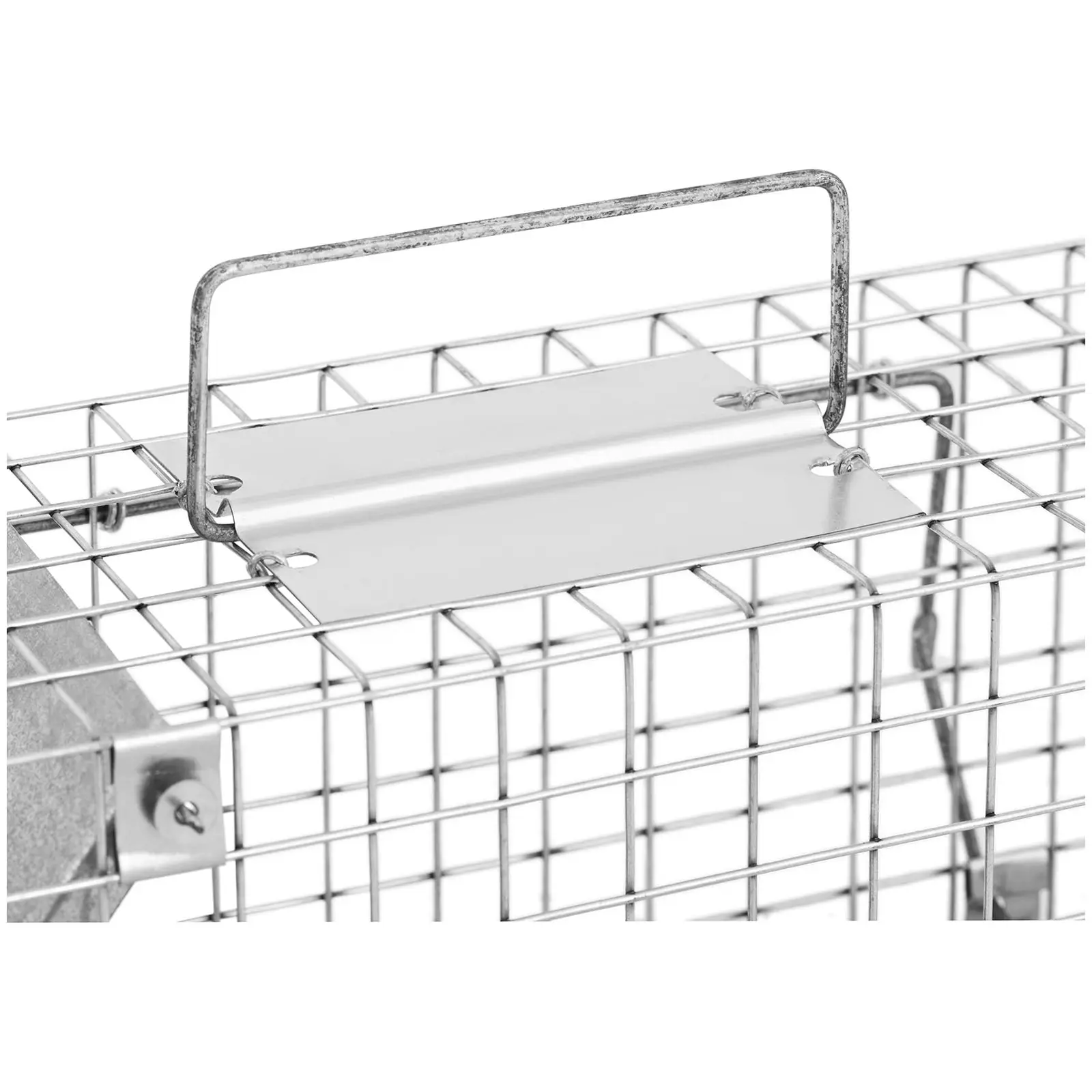 Past na zvířata - 50 x 17 x 20 cm - Velikost mřížky: 25 x 25 mm - 3 kusy (Materiál: Pozinkovaná ocel)