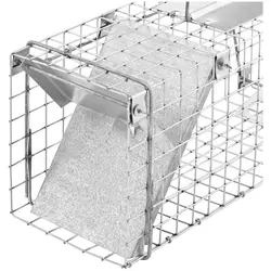 Trappola per animali - 50 x 17 x 20 cm - Dimensione griglia: 25 x 25 mm - 3 pezzi