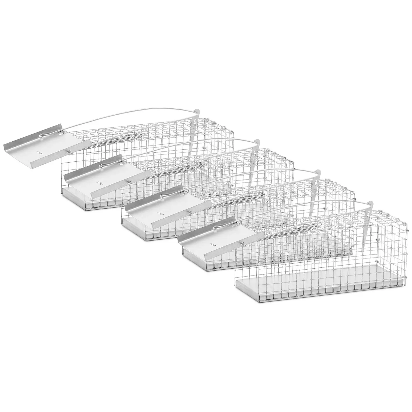 Humane Animal Trap - 27 x 12 x 12 cm - Grid size: 13 x 13 mm - 4 pieces