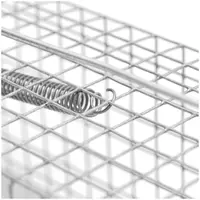 Cage piège - 27 x 12 x 12 cm - maillage : 13 x 13 mm - Lot de 4