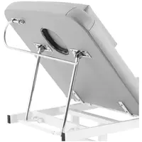 Table de massage électrique avec tabouret selle de cheval - Gris foncé