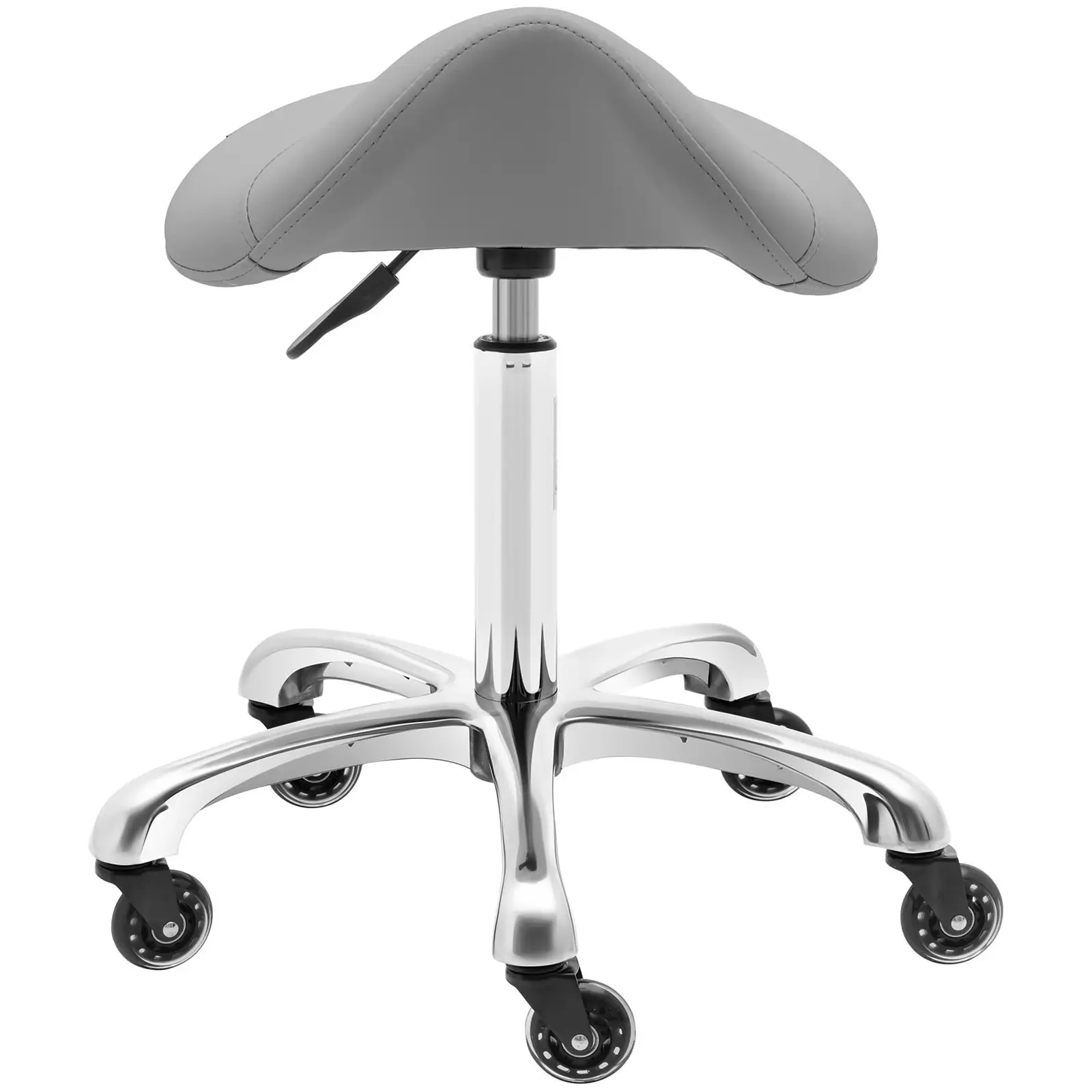 Table de massage électrique avec tabouret selle de cheval - Gris foncé