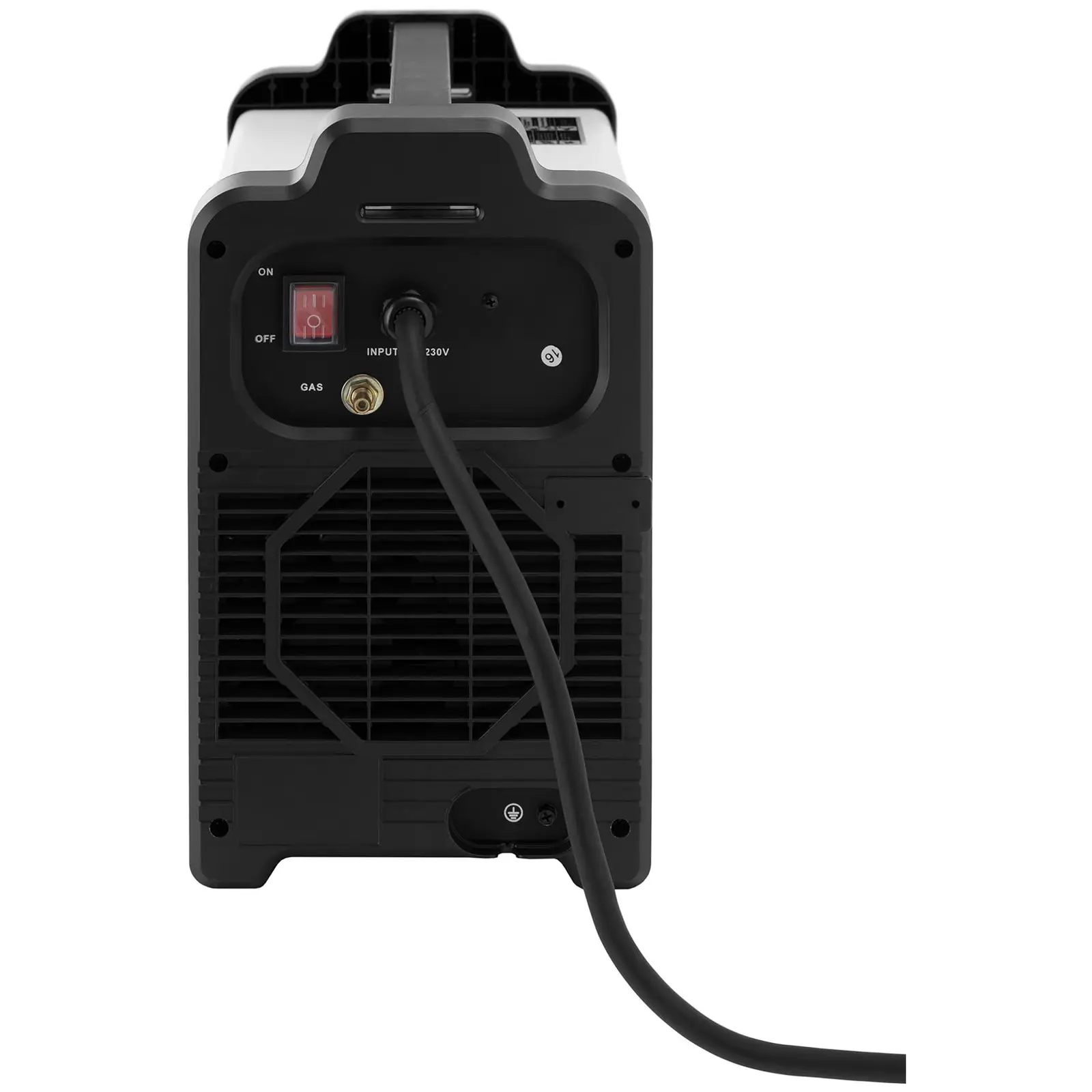 MIG MAG-svejser - 200 A - arbejdscyklus 80 % - svejsehjelm X-Basic - inkl. 2 x svejsetråd ER70S-4 - 5 kg - 0,8 mm (Gengivelse af synsfelt: I farver)