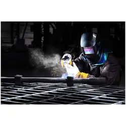 Welding set - Combination welder - 200 A - Duty Cycle 60 % - Welding helmet Colour Glass Y-100 - Welding angle - Welding rod - Welding electrode - Welding table