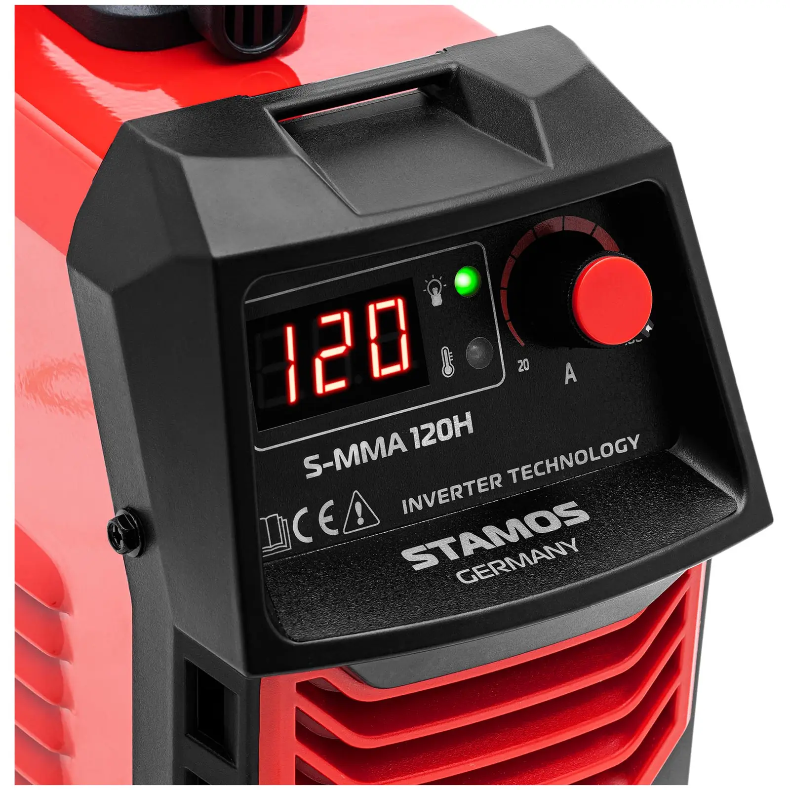 Svařovací sada - elektrodová svářečka - 120 A - tyčová elektroda rutilcelulóza Ø 2.5 x 350 mm - 5 kg (AC: Ano)