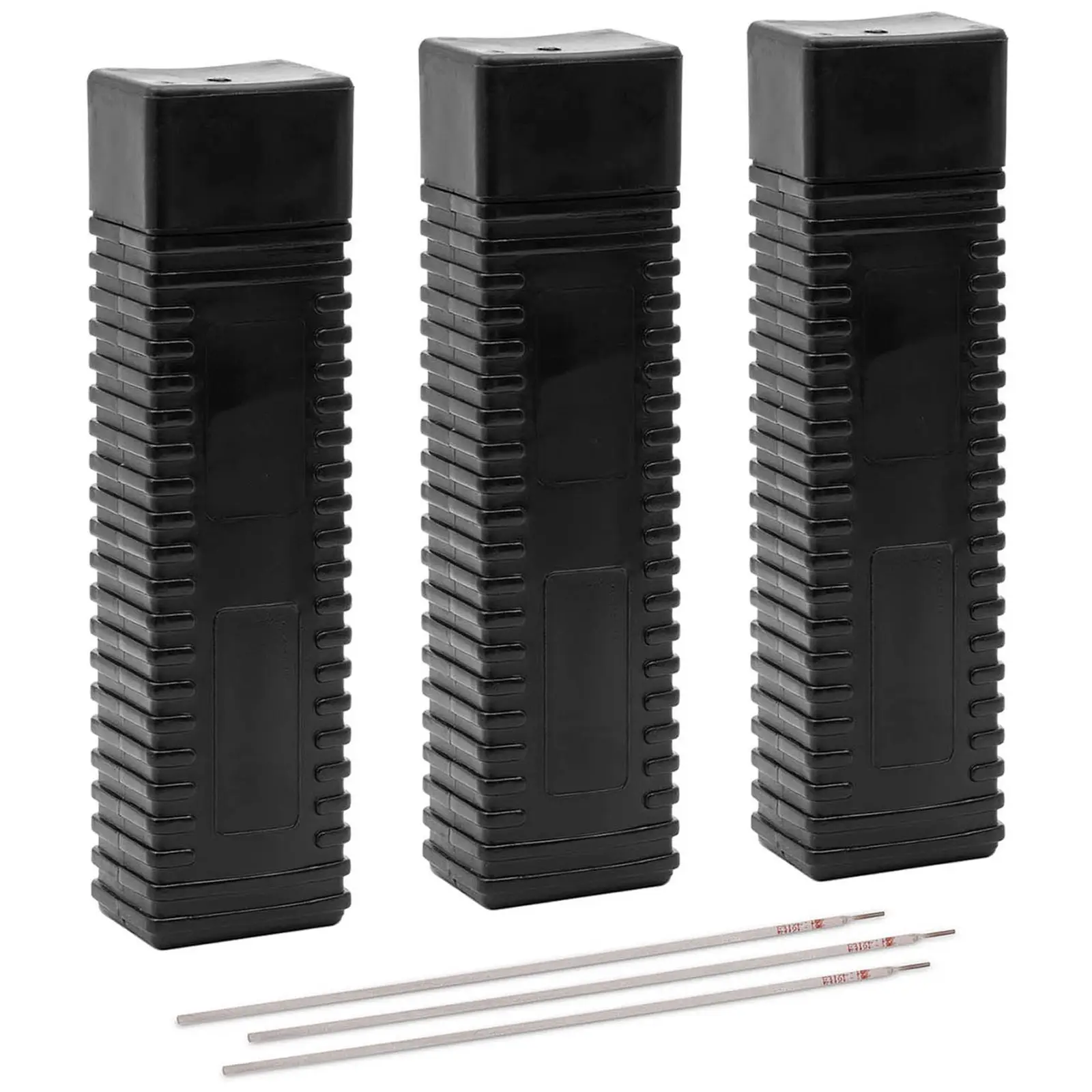 Set med 3 stickelektroder för rostfria stål - E316-L17 - rutilsyra - 2 x 300 mm - 3 x 5 kg