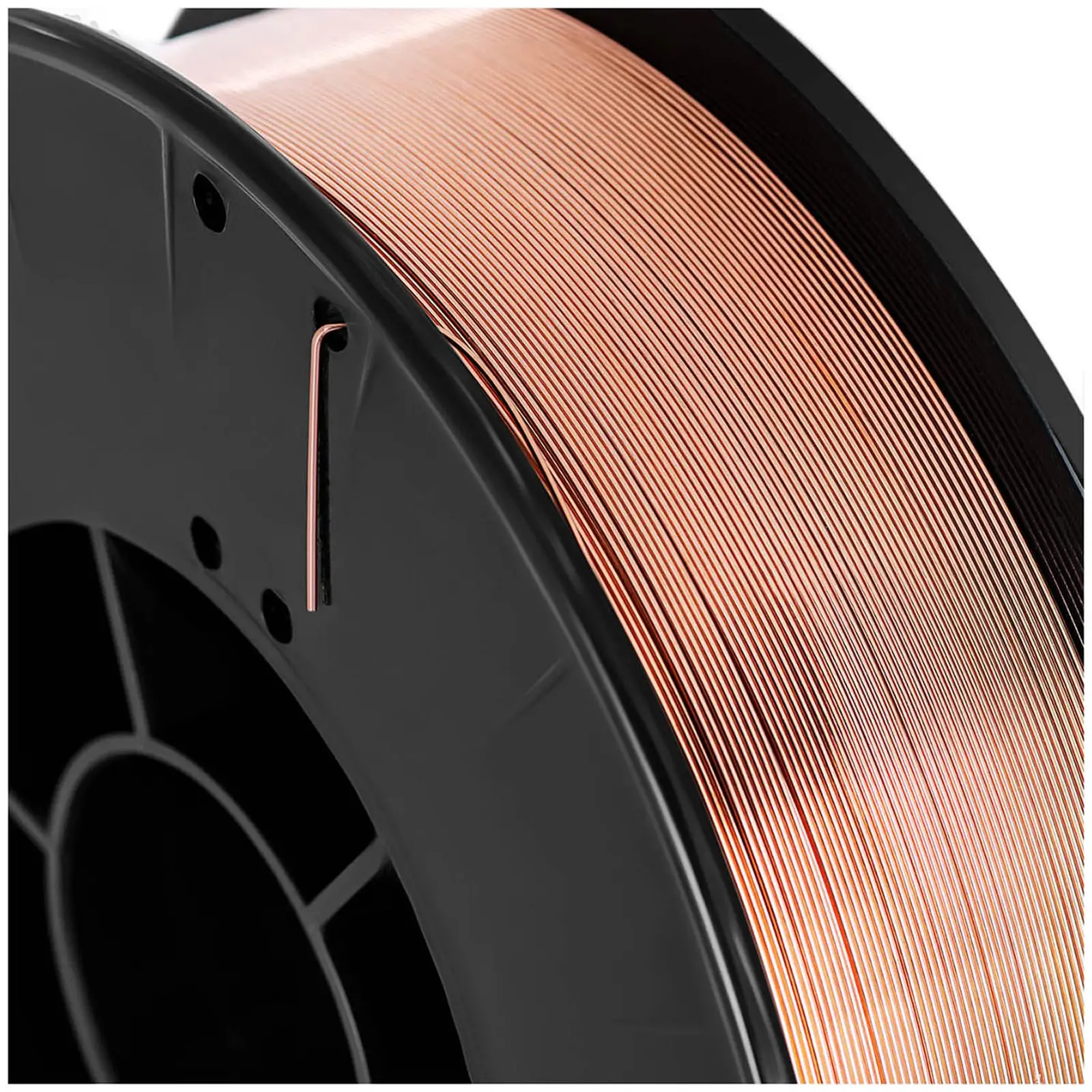 Conjunto de 3 x fio de soldadura - aço - revestido a cobre - ER70S-6 - 1,0 mm - 3 x 5 kg