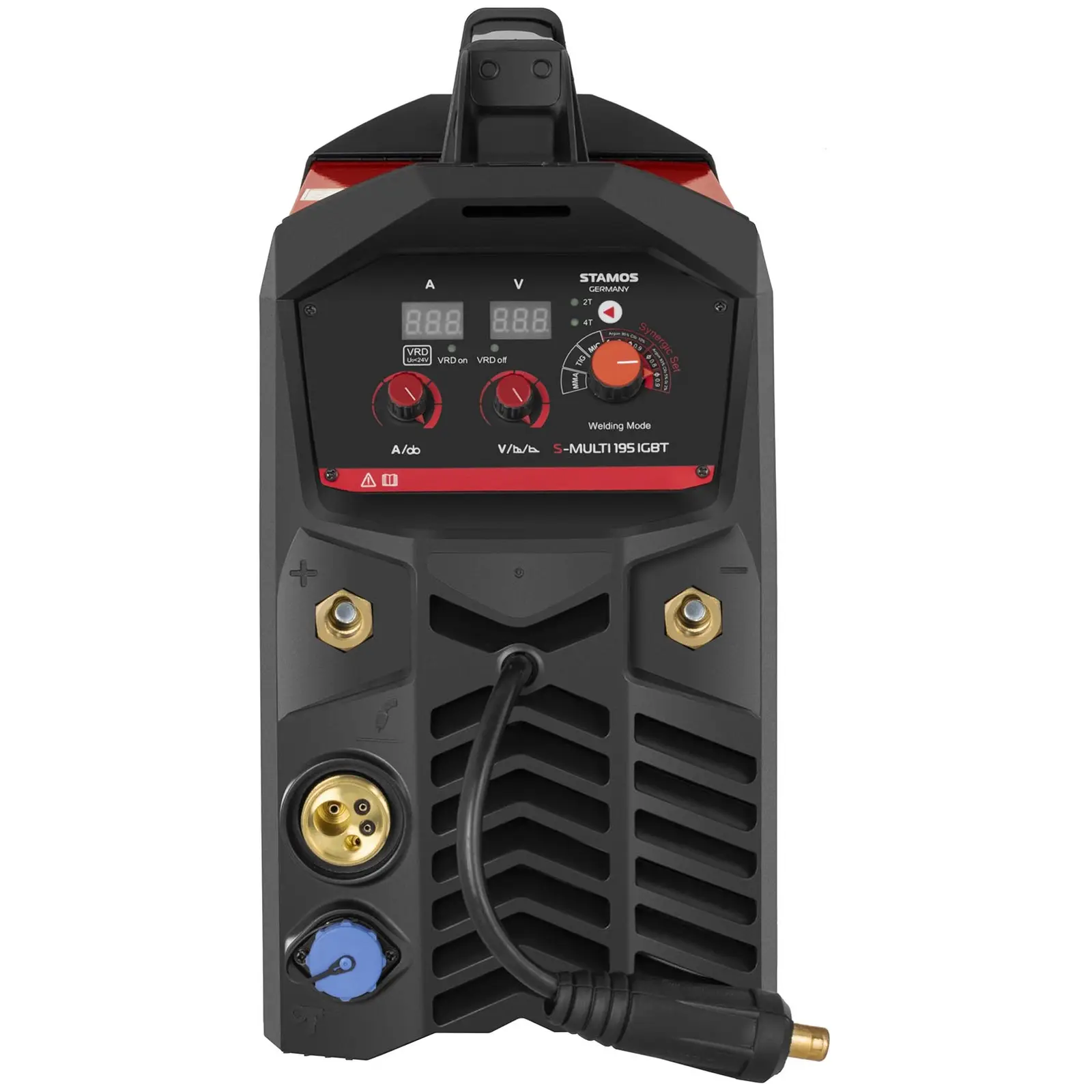 Kombinovaná svářečka - 195 A - VRD / Synergy - Elektrody E6013 - Ø 2,5 x 350 mm - 2 x 5 kg (Rozměry (DxŠxV): 0 x 0 x 0 cm)
