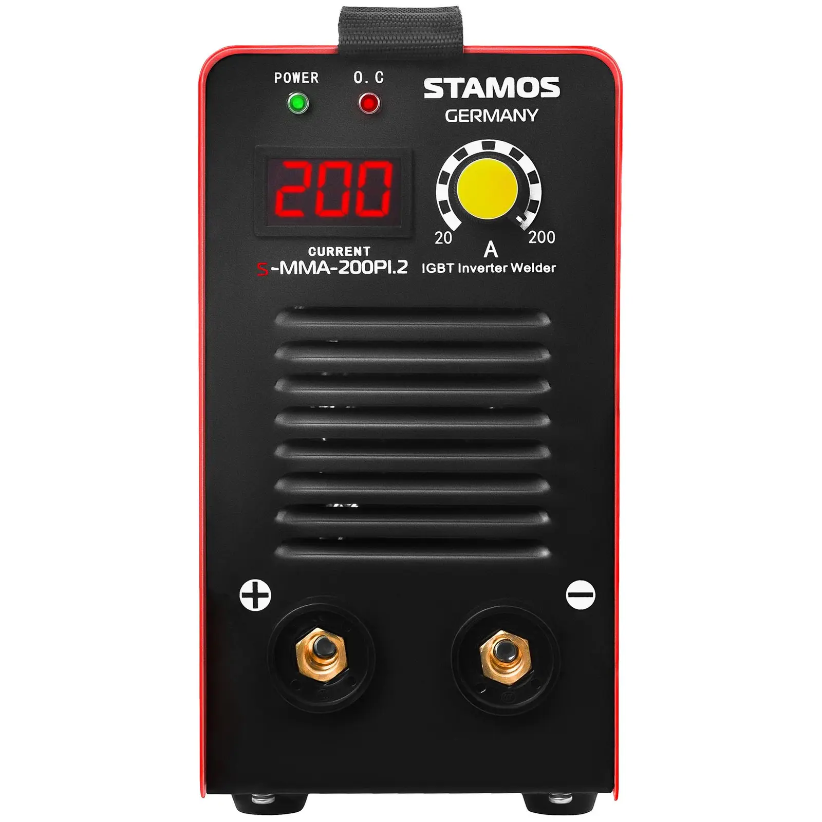 Schweißset Elektroden Schweißgerät - 200 A - 60 % Duty Cycle - Elektroden E6013 - Ø 2,5 x 350 mm - 2 x 5 kg