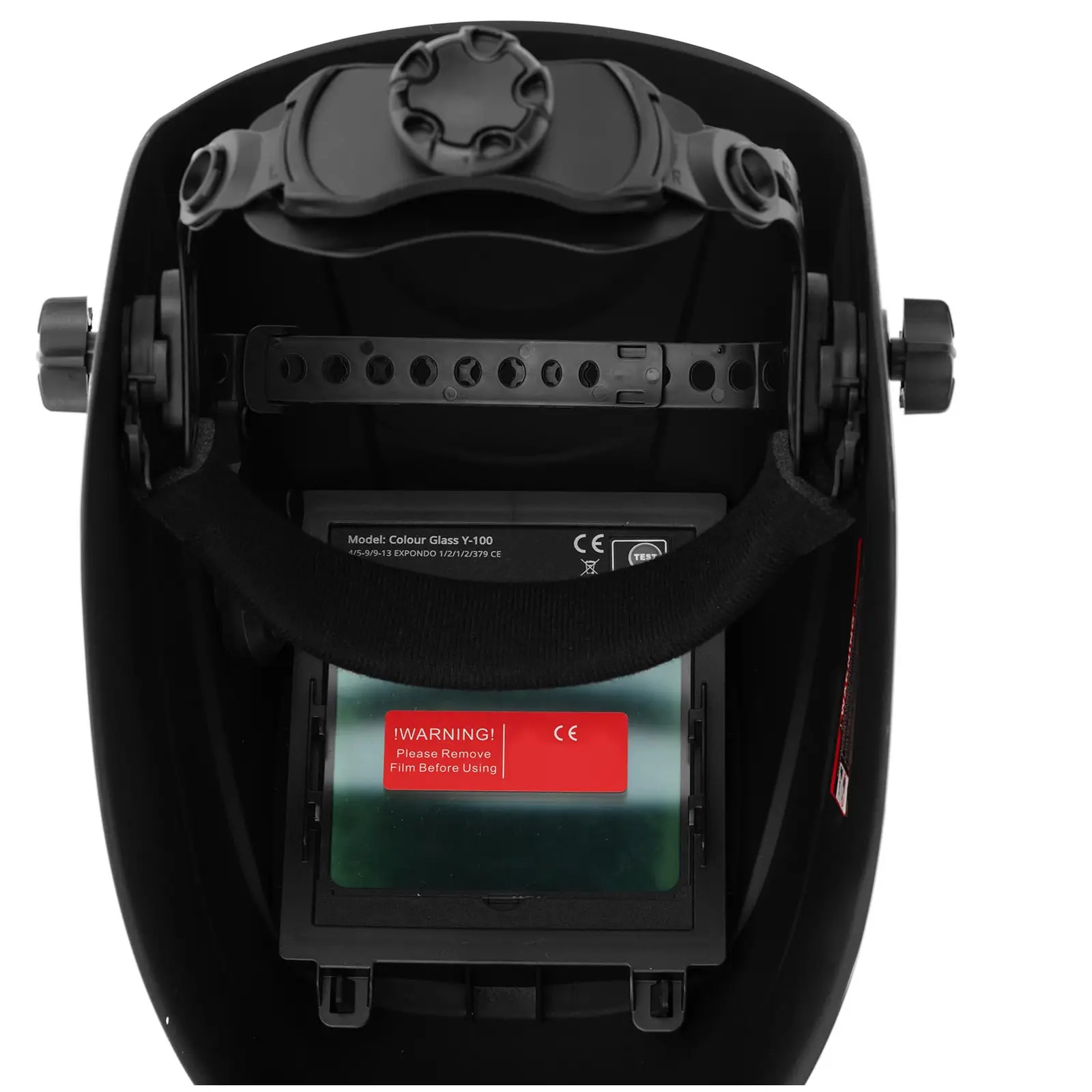 Schweißset Elektroden Schweißgerät - 200 A - 60 % Duty Cycle - Schweißhelm Colour Glass Y-100 - Elektroden E7018 - basisch - Ø 2,5 x 350 mm - 5 kg (6)