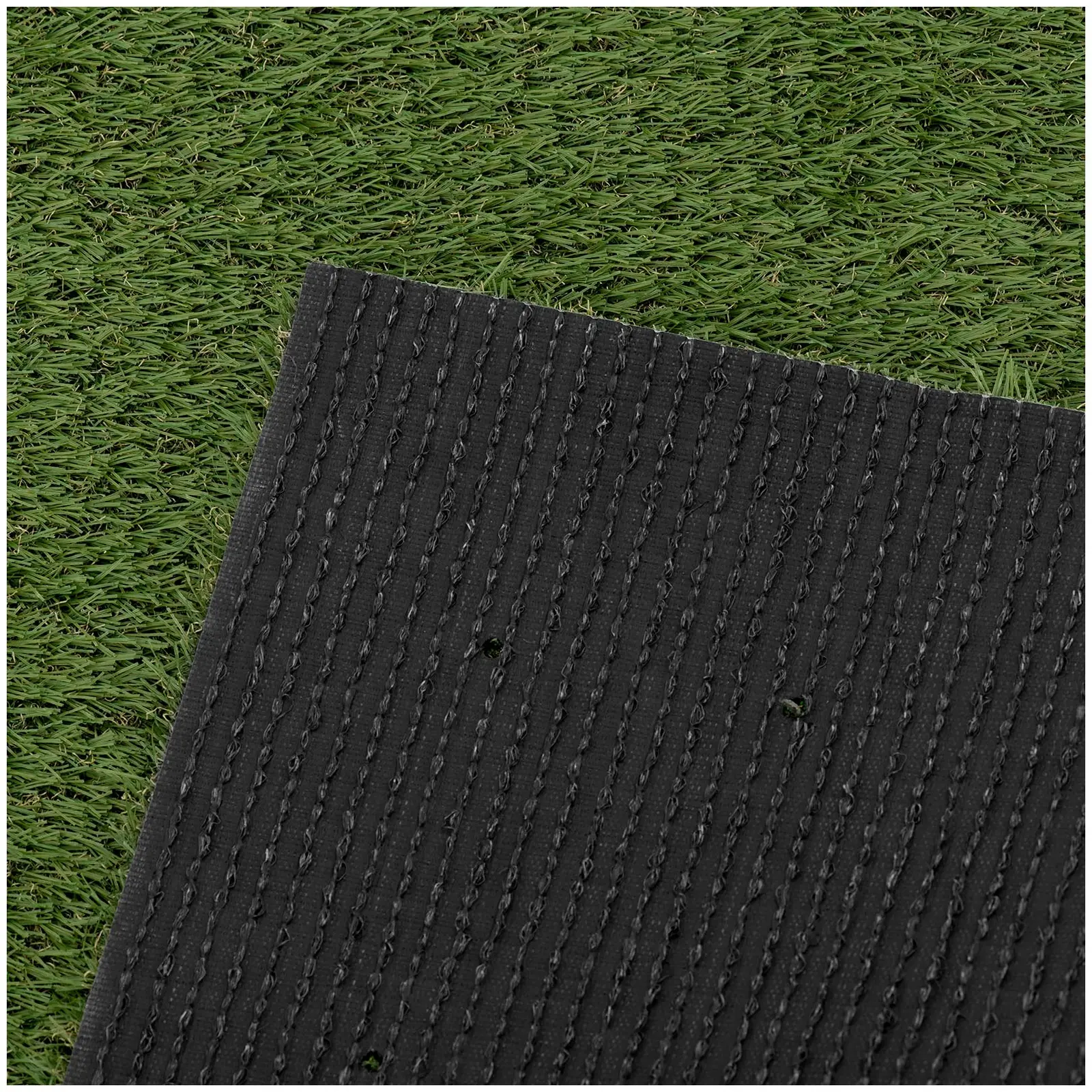 Gazon synthétique - Lot de 5 - 100 x 100 cm - Hauteur : 30 mm - Taux de piqûre : 14/10 cm - Résistant aux UV (Matériau(x): Plastique)