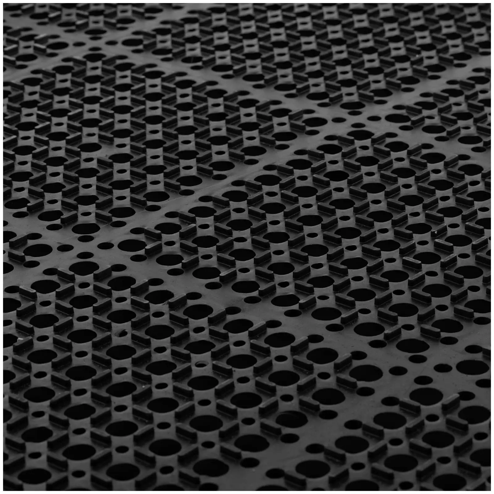 Ring rubber mat - 150 x 90 x 1 cm - with matching connecting piece
