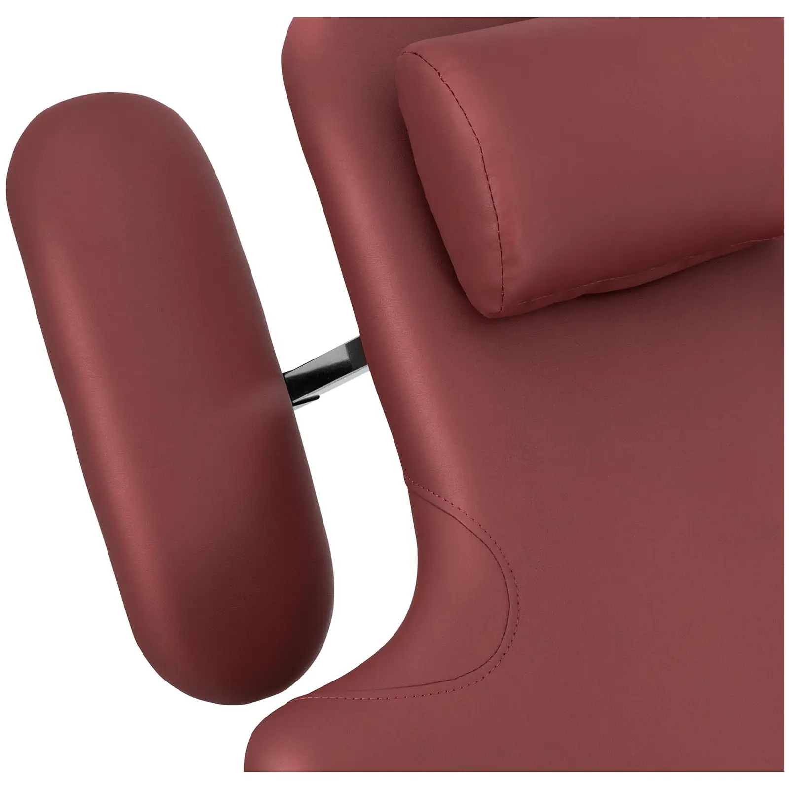 Łóżko do masażu i krzesło kosmetyczne - bordowe