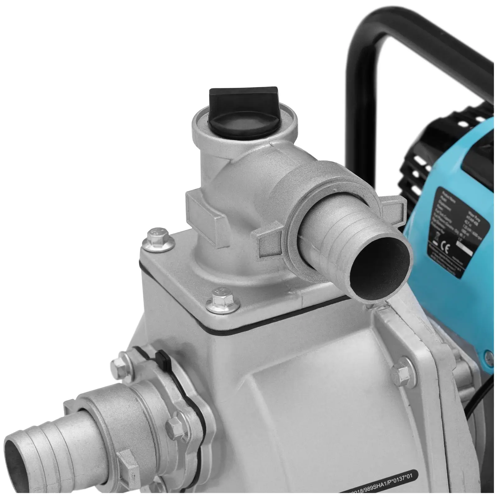 Water pump - 1.2 kW - 15 m³/h - with flat hose - 1 1/2" - 20 m - 0 - 7 bar