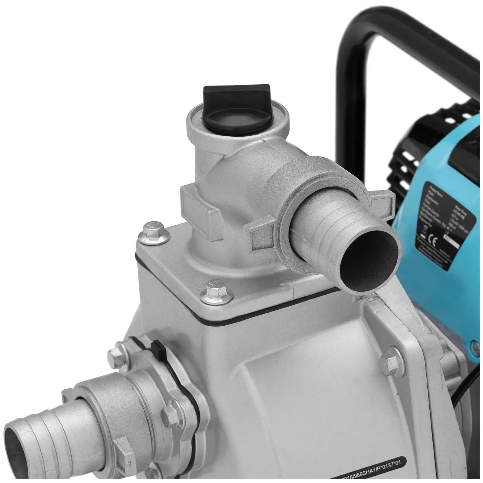 Water pump - 1.35 kW - 15 m³/h - with flat hose - 1 1/2" - 50 m - 0 - 7 bar