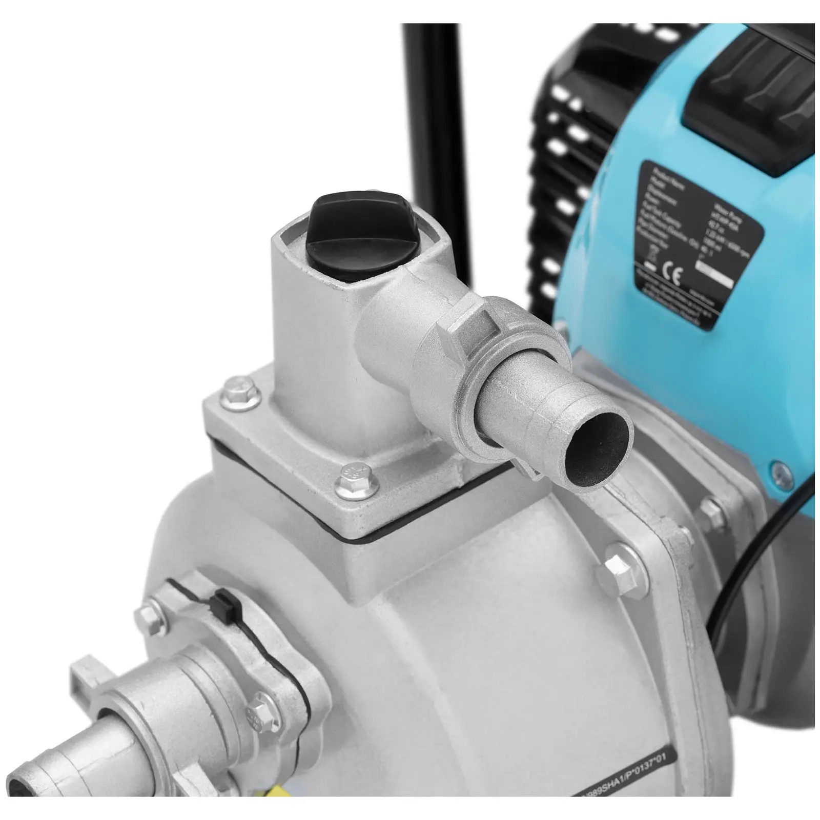 Pompe à eau - 1,35 kW - 10 m³/h - avec tuyau plat - 1 pouce - 20 m - 0-8 bar (Dimensions (LxlxH): 0 x 0 x 0 cm)