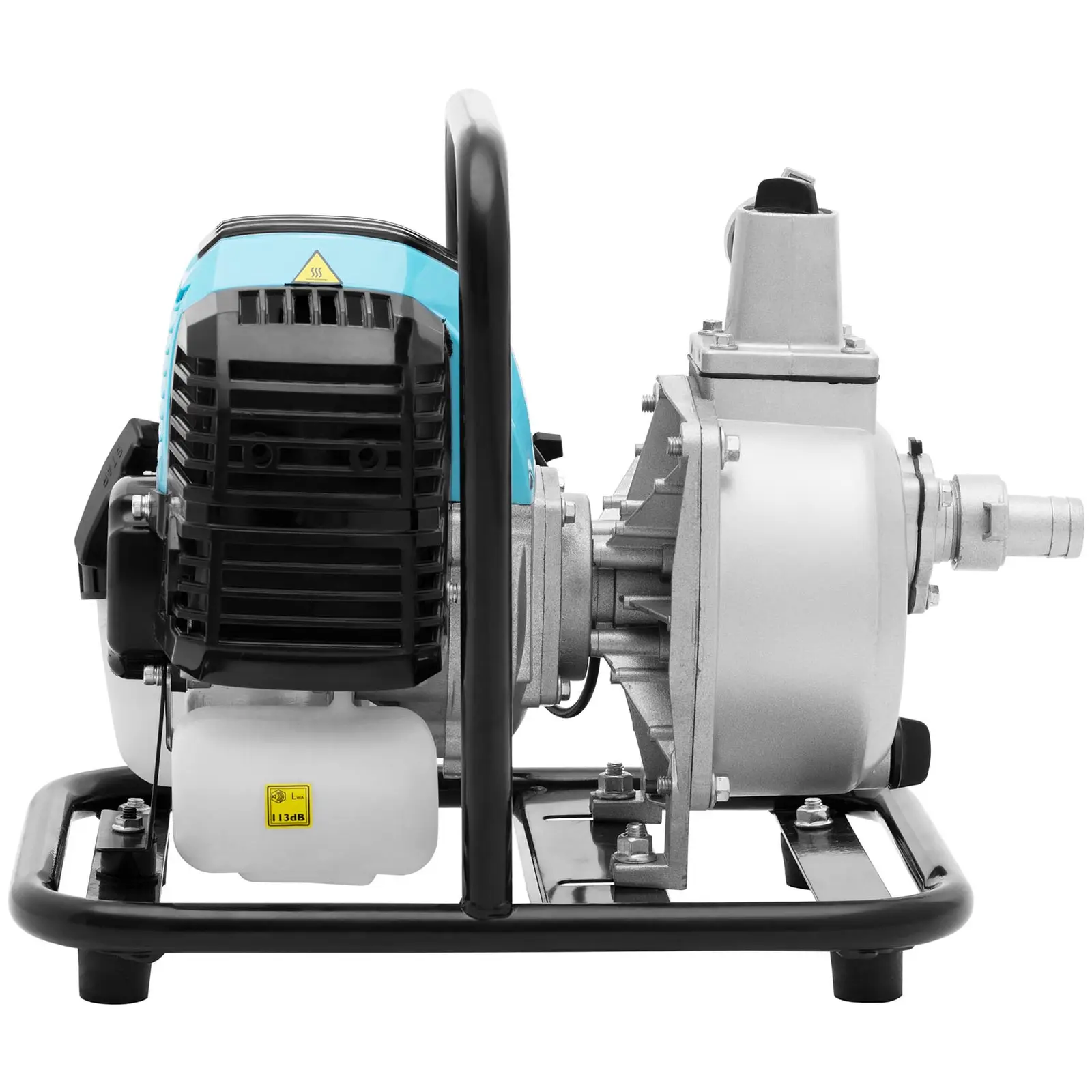 Pompe à eau - 1,35 kW - 10 m³/h - avec tuyau plat - 1 pouce - 20 m - 0-8 bar (Poids de l'envoi: 0 kg)
