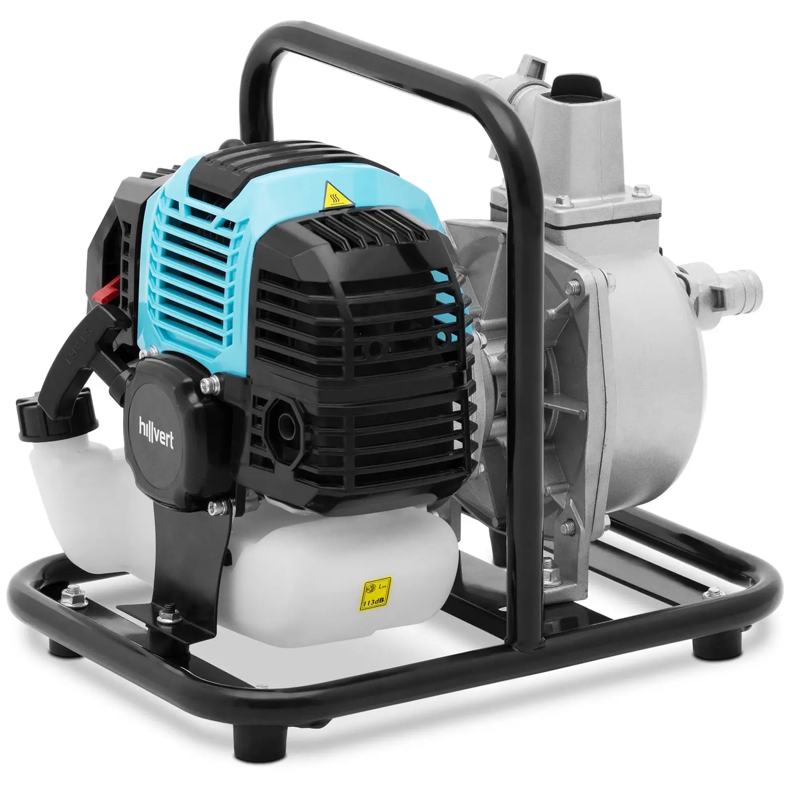 Pompe à eau - 1,35 kW - 10 m³/h - avec tuyau plat - 1 pouce - 20 m - 0-8 bar (5)