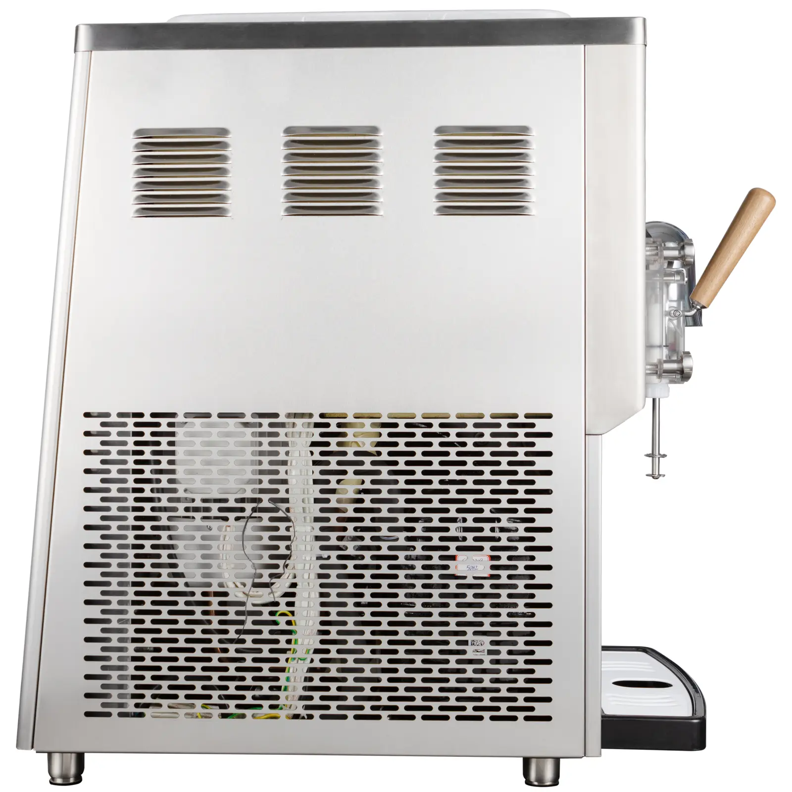 Slush-Eis-Maschine mit Milchshaker - 24 l / 4 l - 50 kg/h - LED-Anzeige - Royal Catering (Anzahl Behälter: 1 Pc)