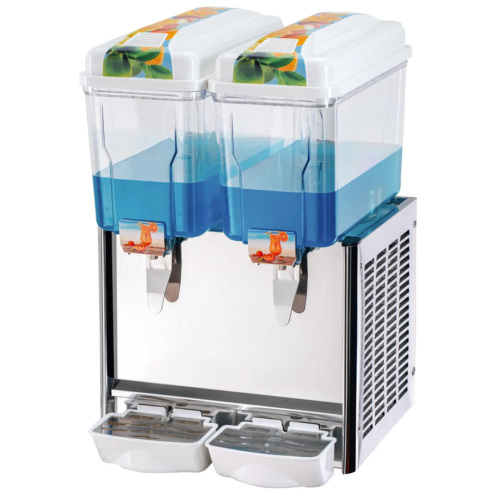 Saftspender - 2 x 12 L - mit Misch- und Kühlsystem - Royal Catering - Produktbild