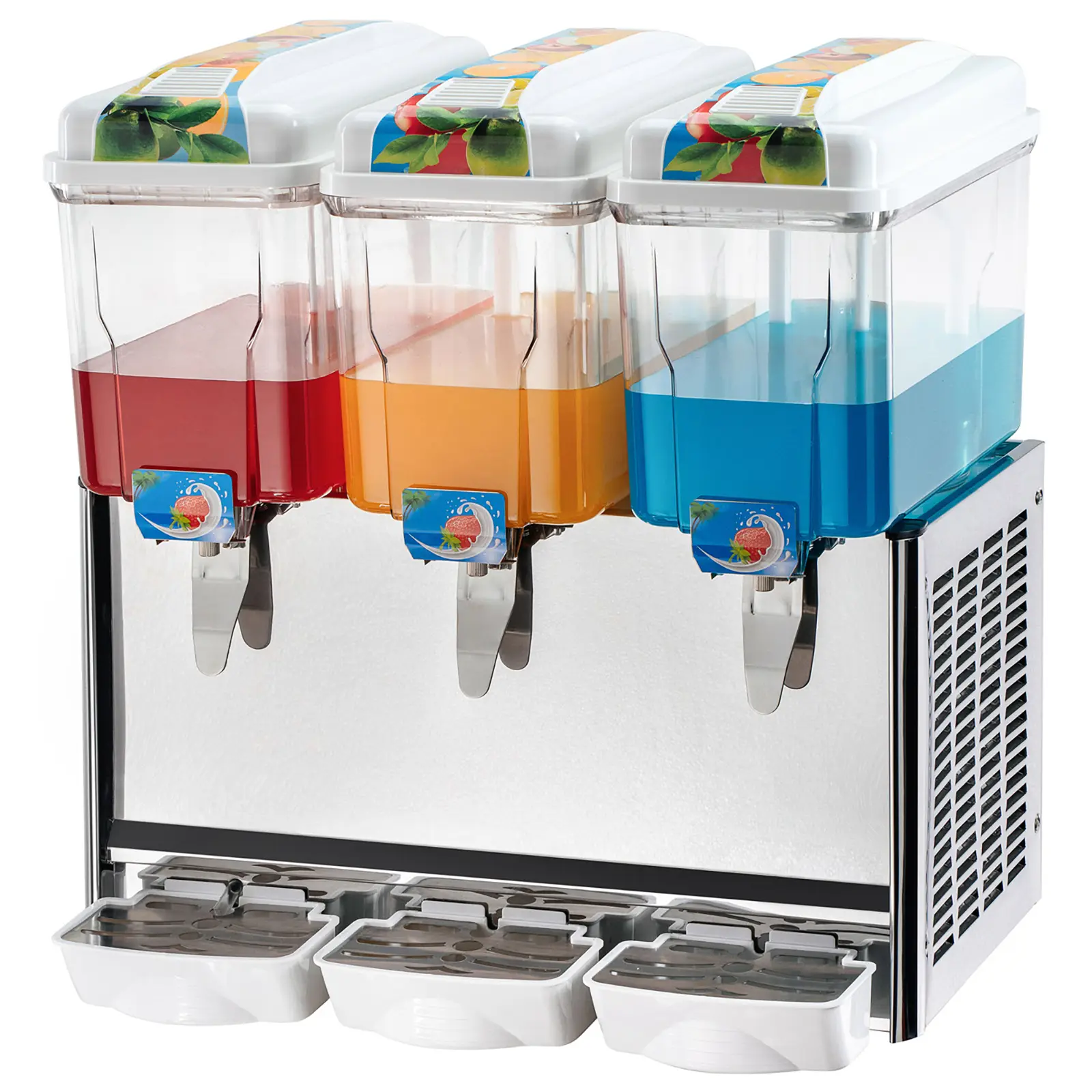 Saftspender - 3 x 12 L - mit Misch- und Kühlsystem - Royal Catering - Produktbild