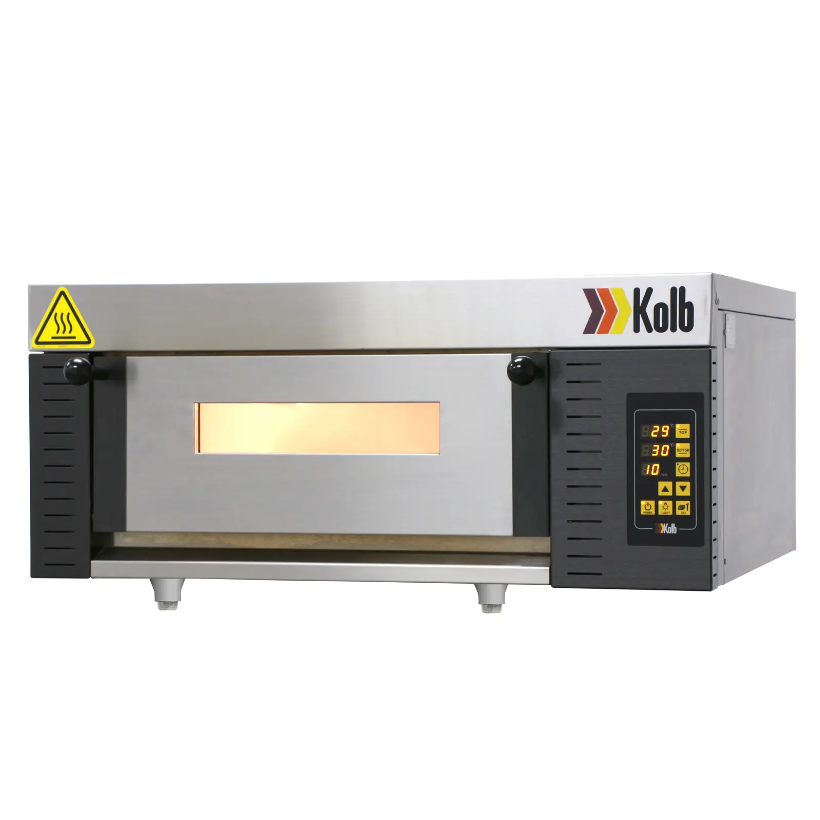 Pizzaofen - mit Pizzastein - für 4 Pizzen bis Ø 30 cm - 400 V - Royal Catering